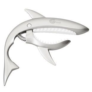 民谣吉他变调夹电木吉它配件变音夹子鲨鱼通用金属个性创意调音器