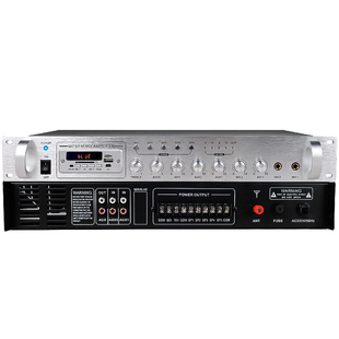 欧派克定压功放机大功率蓝牙5分区工程校园公共广播背景音乐系统