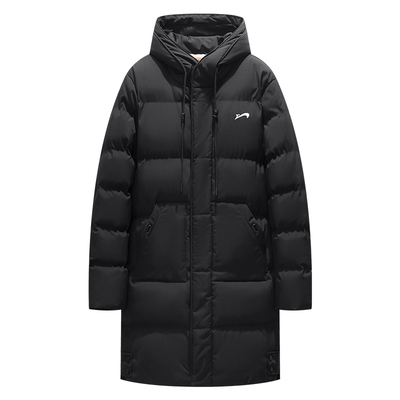 贵人鸟中长款加绒棉服