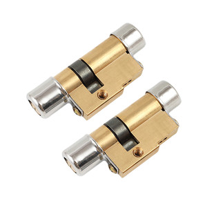 保德安锁芯11型盼盼美心春天防盗门全铜锁芯超C级老式异形通用型