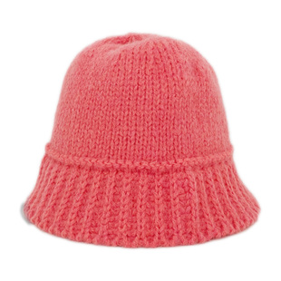 针织渔夫帽子毛线帽韩国糖果色羊驼毛保暖男女秋冬季新款时尚INS