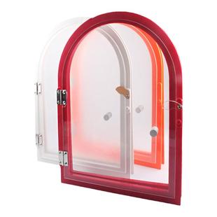 熟食店窗口推拉门售卖交易窗口饭店出餐口亚克力卤菜玻璃门洞窗口