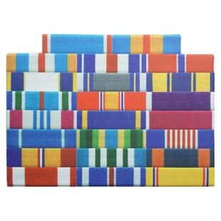 美式美国空将军校官常服礼服胸前彩色胸条勋略胸章资质资历架徽章