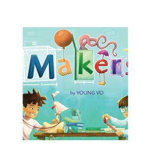 【现货】制造者英文儿童绘本交通工具城市人文进口原版外版书YoungVo精装6岁-9岁MakersLevineQuerido