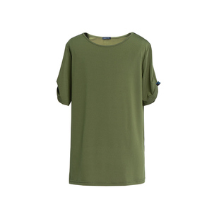 茜卡索 拉丁舞服男童新款练功服上衣男孩简约舞蹈形体服t恤G5111