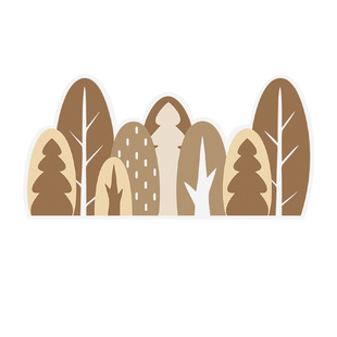 创意森林毛毡墙围卧室墙壁装饰榻榻米软包防撞遮丑护墙板趣味墙贴