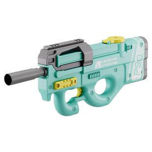 P90电动脉冲连发水枪外接水瓶夏季户外大容量儿童AUG玩具枪打水仗
