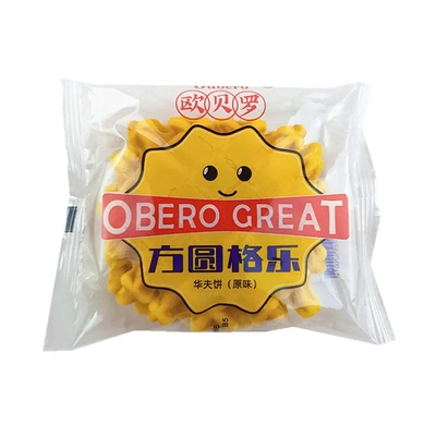 欧贝罗方圆格乐华夫饼蛋糕早餐面包4斤整箱学生营养代餐休闲零食