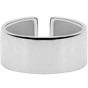 饰悟银饰纯银戒指女小众设计简约素圈银戒指女冷淡风时尚高级个性