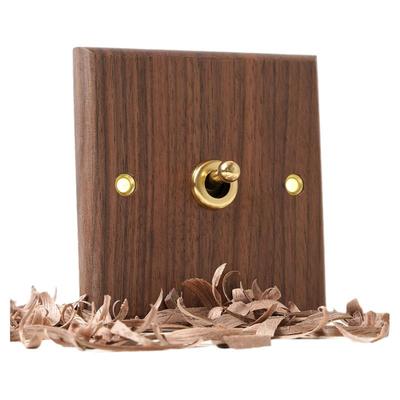 PIALT普田灵动复位开关实木开关