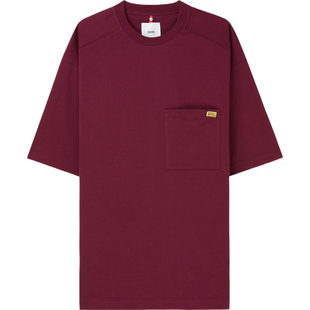 【折扣】OAMC  春夏男宽松带缀饰纯棉平纹布T恤