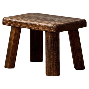 中式实木小板凳家用换鞋坐凳矮方凳喝茶小木凳宝宝凳子客厅搁脚凳