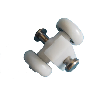 老式折叠门滑轮玻璃门滚轮卫生间厨房间小折叠门吊轮移门门配五金