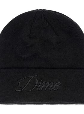 Dime MTL Cursive Beanie 经典卷边冷帽高弹力保暖针织毛线帽子