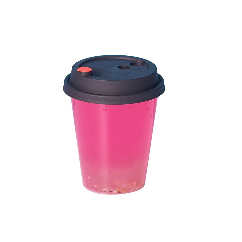 网红360ml一次性注塑定制奶茶杯