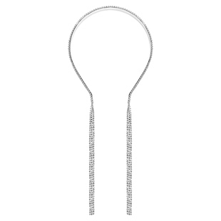 皇家莎莎头饰流苏发箍女百搭外出水钻头饰头箍后挂式森系超仙发卡