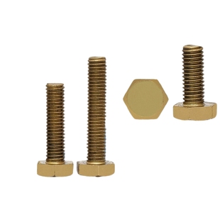 铜外六角螺栓外六角螺丝螺杆外六方螺丝M4M5-M20铜外六角螺丝钉