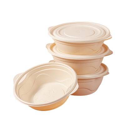 圆形可降解打包盒环保