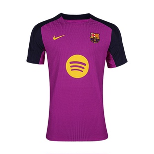 小李子:耐克巴萨球员版短袖训练服ADV科技足球服成人男HJ6570-552