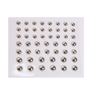 眉钉假贴鼻钉唇钉眉骨假钉银色唇珠贴脸面部饰品贴钻化妆小珠美甲