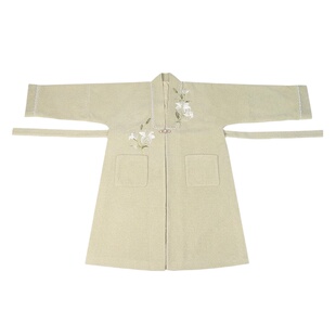 拟梦白合颂原创合领袄外套毛呢大衣显瘦破裙立领衫日常汉服秋冬款