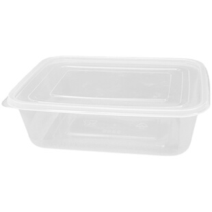 2500ml一次性长方形餐盒商用打包收纳食品保鲜水果零食烤米糖包装