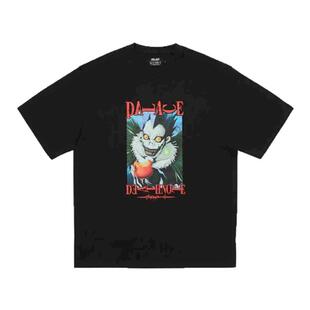 PALACE 25ss联名死亡笔记动漫T恤夏季印花男女同款二次元全棉短袖