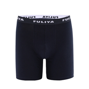 男士纯棉内裤男防磨腿四角裤长腿大码宽松加长大码宽松透气肥佬裤