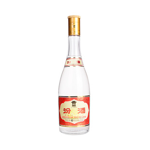 山西杏花村酒 汾酒53度黄盖玻汾475ml*1瓶装旗舰店纯粮酒官方正品