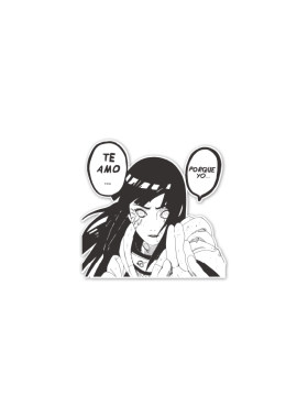 TLP反光车贴 火影忍者白眼日向雏田保护鸣人漫画行李箱电脑机箱贴