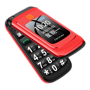 【官方旗舰店】朵唯 F21翻盖手机老年机正品超长待机老人手机大屏大字大声电信4G全网通男女翻盖机按键老人机