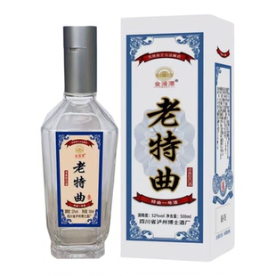 四川特曲酒52度浓香型固态法白酒盒装老特曲金液潭500ml