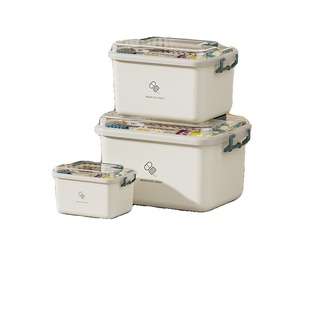 家用多层药箱便携药物分类收纳盒特大药品急救医疗箱双层分层分格