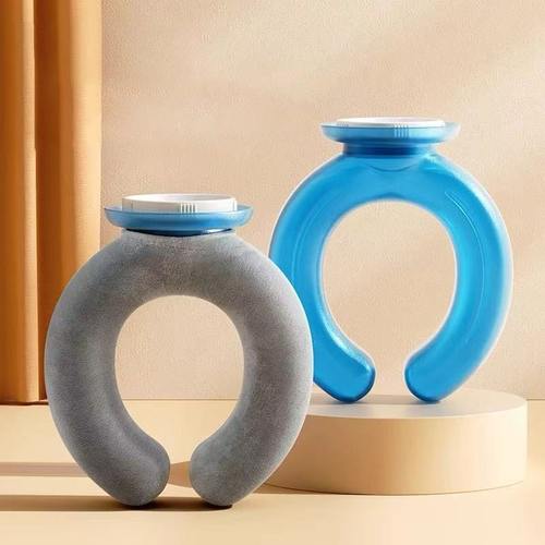 热水袋U型注水灌水加厚防爆暖水袋热敷脖子颈椎头部挂脖围脖枕头