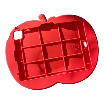 可爱卡通红苹果ipad旋转保护壳