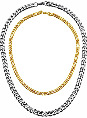 STAYSTRONG钛钢男女古巴链