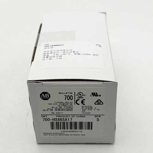 溢价-700-HX86SA17时间继电器罗克韦尔Allen-Bra