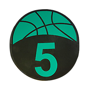 篮球数字标志碟定点投篮上篮标志碟儿童培训教具篮球训练辅助器材