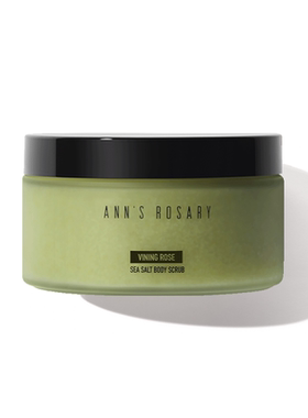 ANNS ROSARY/安的玫瑰庄园青藤玫瑰香型海盐身体磨砂膏400g清洁