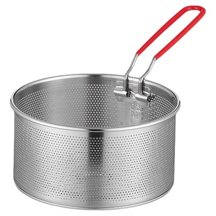 304不锈钢炸篮油炸漏网篮煮面捞面漏勺炸筐炸锅油锅麻辣烫过滤网