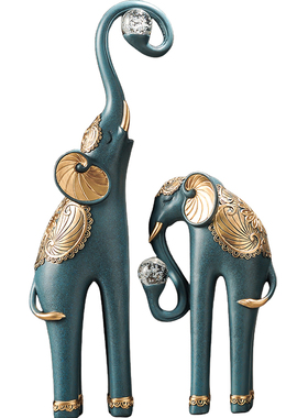 入户玄关客厅落地大象摆件装饰品