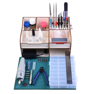 高达拼装模型工具套装 剪钳笔刀镊子打磨条组合军事模型新手制作