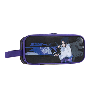 得力笔袋高中男生高颜值文具盒男孩款多功能痛包文具袋大容量隐藏痛层火影忍者周边五六年级小学生初中生拉链