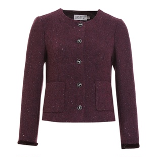 经典故事秋季高端洋气减龄小香风外套女2025新款小个子名媛外套