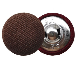 红棕色布包扣裙子衬衫西装大衣服装饰窗帘焦糖孔雀蓝绿圆形百搭扣