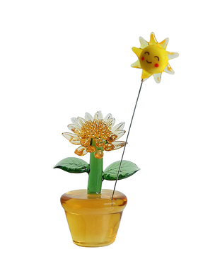 七隐原创手工向日葵太阳摆件