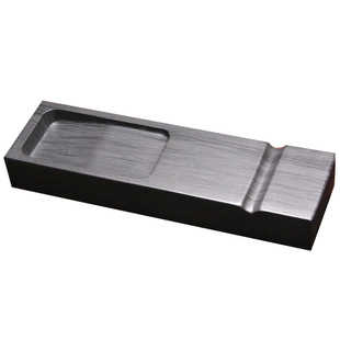 精品歙砚水波纹砚台实用包邮 石头镇尺砚 多功能石头镇尺砚台小楷