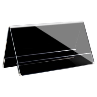 亚克力会议牌立牌v型桌牌摆台名字牌席卡台卡桌签台牌学生姓名三角展示牌铭牌定制座位坐席牌嘉宾评委考官牌