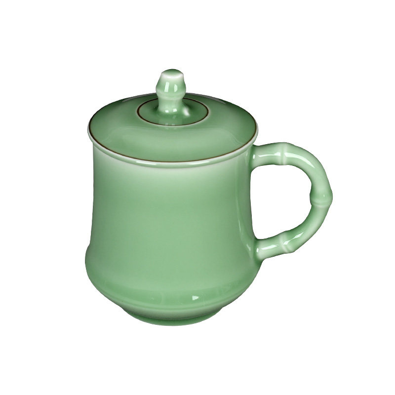 精品青瓷家用茶杯会议办公茶杯