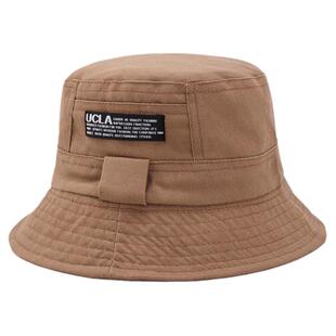 四季款纯棉帽子男款双面戴百搭渔夫帽中老年户外出游女防晒遮阳帽